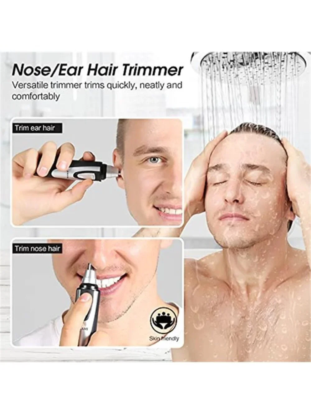 Ear and Nose Hair Trimmer Clipper - 2026 Professional Painless Eyebrow & Facial